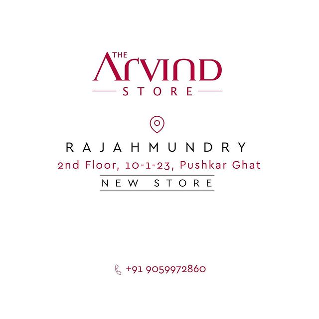 The Arvind Store has launched at 
📍Rajahmundry, Andhra Pradesh. Get solutions to all your fashion problems with a wide range of premium fabrics and readymades for a complete makeover! Explore formals, semi-formals, blazers, denims and high-quality fabrics and accessories. 

Visit The Arvind Store today!
.
.
.
.
.
.
.
.
.
.

#Arvind #FashioningPossibilities #MensWear #franchise #newstoreopening #franchisingbusiness #newstore #franchiseowner #franchiseopportunities #arvindfranchise #Businessowner #businessgrowth #businessmarketing #india #branddevelopment #marketleader #brandexpansion #businessexpansion #franchiseopportunities #andhrapradesh