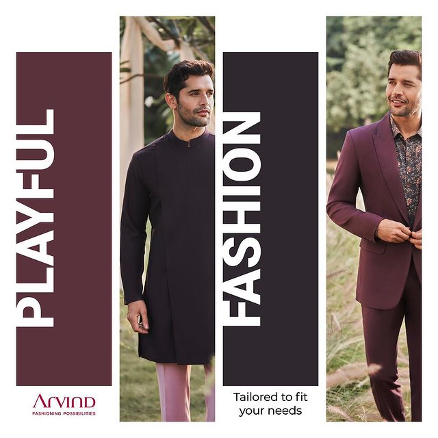 Why be serious, when your fashion is Playful? 
Enjoy the big moments in life, dressed in ensembles that are tailored to fit your needs. 
From prints to solids, Arvind brings to you, everything playful & beautiful 🥂
.
.
.
.
.
.
.
.
.
.
.
#Arvind #FashioningPossibilities #MensWear #tailor-made #fashion #handmade #fitwel #tailormade #bespoketailoring #designer #madetomeasure #mensfashion #traditional #brandsofinstagram #style #workwear #fashionblogger #fashionindustry #houseoffashion #india #indian #indianfashionstore #casualwear #fashiondesigner #trendingfashion #ootd #mensfashion #clothingbrand #fashiontrend