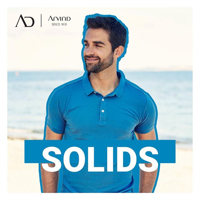 Sticking to solids? Then let us be your strength. Explore a variety of hues and we’ll assist you pick what works best for you. 
Make a Solid impression…only with Arvind. 
Visit your nearest showroom, today 🛍️
.
.
.
.
.
.
.
.
.
.
.
#Arvind #FashioningPossibilities #MensWear #casualwear #fashion #casualstyle #casual #menswear #trendingfashion #ootd #mensfashion #casualoutfit #partywear #style #onlineshopping #casuals #tshirts #trending #clothing #officewear #tshirt #instafashion #fashionstyle #workwear #jeans #fashionblogger #fashionista #tailoredmade #officewear #clothingbrand #fashiontrend