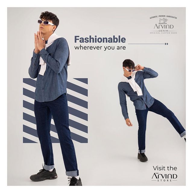 We’re talking Shirts, we’re talking Tees, we’re talking Sweaters, we’re talking Jeans! Looking Fashionable is easy, but it is Arvind that makes it effortless. 
Visit The Arvind Store and look fashionable wherever you go🤌🏻
.
.
.
.
.
.
.
.
.
.
.
#Arvind #FashioningPossibilities #MensWear #casualwear #fashion #casualstyle #casual #menswear #trendingfashion #ootd #mensfashion #casualoutfit #partywear #style #onlineshopping #casuals #tshirts #trending #clothing #officewear #tshirt #instafashion #fashionstyle #workwear #jeans #fashionblogger #fashionista #tailoredmade #officewear #clothingbrand #fashiontrend