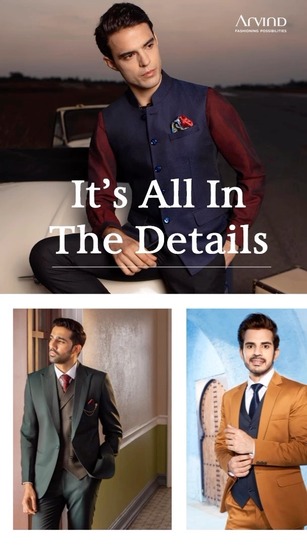 You can’t create something exceptional, unless you take care of the tiniest details💯

Your detailed-Suit awaits you at an Arvind Store near you! 🤌🏻🌹
.
.
.
.
.
.
.
.
.
.
.
.
#Arvind #FashioningPossibilities #MensWear #groom #wedding #love #weddingwear #weddingday #weddingsuits #weddinginspiration #weddingcollection #weddings #photography #groomtobe #weddingplanner #weddingideas #groomfashion #instawedding #marriage #traditionalwear #destinationwedding #brideandgroom #preweddingcollection #indianwedding #fashion #newcollection #weddingplanning #indianweddingwear #tailoredmadesuit