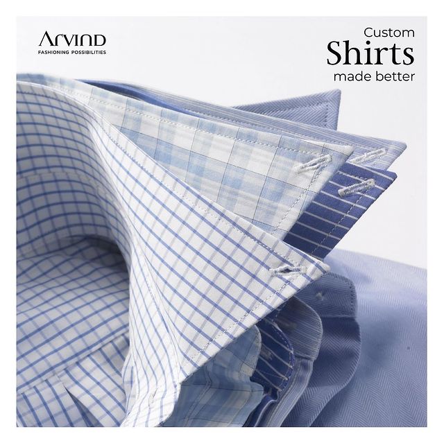 Elevate from your regular shirt to a custom fit one! With our premium fabrics, you can get the most charming piece customised in a way you see fit👔.

So why wait? Head over to the nearest Arvind store!

.
.
.
.
.
.
.
.
.
.
.
.
#Arvind #FashioningPossibilities #MensWear #collection #menfashion #fashion #menstyle #love #instagood #style #instagram #men #ootd #fashionista #fashionstyle #gentleman #classicmenswear #clothingstore #collections #elegant #gentleman #gentlemanstyle #happycustomers #mensclothing #menstailoring #menstyle #mensweardaily #menwithclass #moderngentleman #fashionstyle #tailoredmade  #shirtsformen