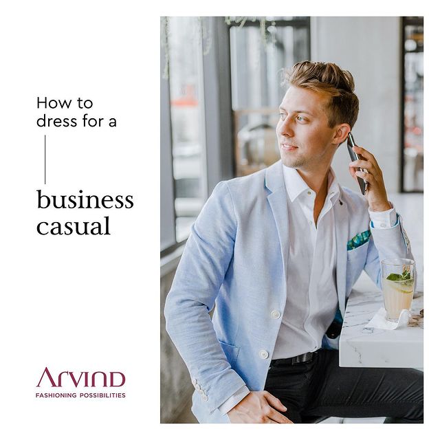 Arvind To the Rescue 🛟 
In 5 easy steps, here’s how you can dress for a Business Casual. 
Because we understand that you don’t like to take your ‘casuals’, casually! 💯

Ace these 5 steps by shopping from the widest range of Men’s wear and accessories at the nearest Arvind Store.🛍️
.
.
.
.
.
.
.
.
.
.
.
.
#Arvind #FashioningPossibilities #MensWear #business #casual #wear #fashion #money #ootd #men #mensfashion #style #entrepreneur #onlineshopping #success #lifestyle #motivation #trending #clothes #instagram #marketing #businessowner #entrepreneurship #inspiration #outfit #stylingtips #entrepreneurstyle #menfashionreview #stylingformen #tailoredmade
