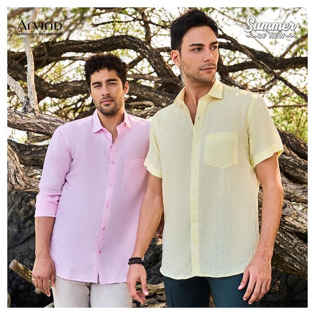 Let the new Wave of Linen Colors Hit you like never before! 🌊
🎨💦Embrace the splash of pastel hues by arriving at your nearest Arvind store. 
Or simply click on the link in bio. 

We’re #SummerInspired, how ‘bout you? #SummerOfNew
.
.
.
.
.
.
.
.
.
.
.
.
#Arvind #FashioningPossibilities #MensWear #collection #menfashion #fashion #menstyle #love #instagood #style #instagram #men #ootd #fashionista #fashionstyle #gentleman #classicmenswear #collections #gentleman #gentlemanstyle #happycustomers #mensclothing #menstailoring #menstyle #mensweardaily #menwithclass #moderngentleman #summerofnew #SS23