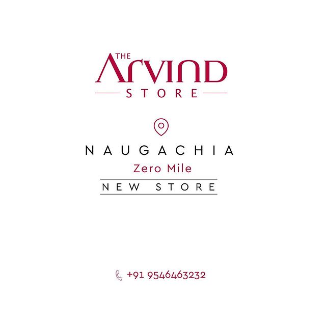 Drumrolls 🥁
Arvind has now launched in Naugachia📍! 
Get ready to enjoy a perfect shopping experience of Menswear! This full-fledged Arvind store displays the trendiest Readymade apparels, garments like T-shirts & Shirts, the finest Fabrics in a wide variety of colours, formal Suits & Blazers, accessories, and much more.

Style-up with Arvind. Arrive at our newly launched showroom, now! 
.
.
.
.
.
.
.
.
.
.
.
.
#Arvind #FashioningPossibilities #MensWear #franchise #newstoreopening #franchisingbusiness #newstore #franchiseowner #franchiseopportunities #arvindfranchise #Businessowner #businessgrowth #businessmarketing #india #branddevelopment #marketleader #brandexpansion #businessexpansion #franchiseopportunities #naugachia #bihar