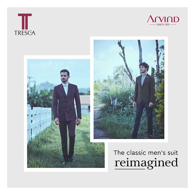 The classics do not always have to be all that basic! From stripes to solids, experience the classic luxury of Tresca in a whole new style! 🎩

Shop from the look at The Arvind Store, today! #SuitUp
.
.
.
.
.
.
.
.
.
.
.
.
.
#Arvind #FashioningPossibilities #MensWear #menstyling #mensfashion #customiseddenim#fashion #menstyle #love #style #styling #mensstyle #denim #feelgood #menstrend #feelgoodmenswear #denimformen #fashionblogger #menstylefashion #ootdfashion #menwithstyle #instafashion #casualstyle #menfashionreview #stylingformen #tailoredmade