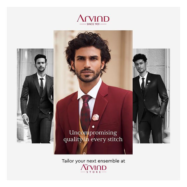 You can’t get the stitch right, if you don’t get the quality right! We know this, because we’ve delivered uncompromising quality in every stitch. 🪡

Be it Business Suits or Occasional-wear, experience the perfect fit with our tailoring services at The Arvind Store!🛍️
.
.
.
.
.
.
.
.
.
.
.
.
.
#Arvind #FashioningPossibilities #MensWear #styleguide #ootd #shirts #fashionblogger #styleblogger #styleinspo #styleinspiration #fashionstyle #fashionista #instafashion #stylegoals #outfitoftheday #styleoftheday #styleiswhat #stylediary #styleinfluencer #stylegram #blogger #stylefashion #fashiondaily #styled #bloggerstyle #instastyle #fashionaddict #outfitinspiration #tailoredmade