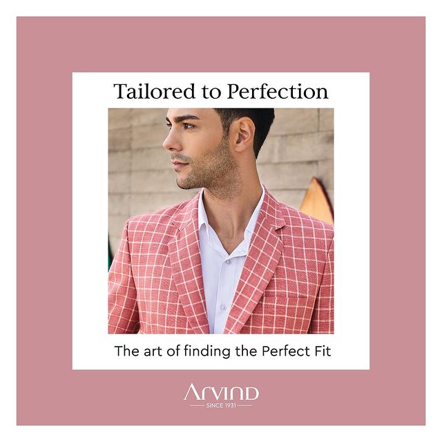 The secret to looking your best? A perfectly tailored suit. 🪡🤌🏻
Let Arvind help you unlock the art of finding the perfect fit.💯
Shop now and experience the difference!
.
.
.
.
.
.
.
.
.
.
.
.
.

#Arvind #FashioningPossibilities #MensWear #styleguide #ootd #shirts #fashionblogger #styleblogger #styleinspo #styleinspiration #fashionstyle #fashionista #instafashion #stylegoals #outfitoftheday #styleoftheday #styleiswhat #stylediary #styleinfluencer #stylegram #blogger #stylefashion #fashiondaily #styled #bloggerstyle #instastyle #fashionaddict #outfitinspiration #tailoredmade