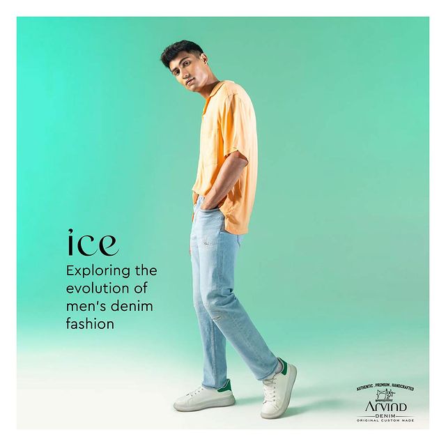 Dressed to #Chill

Our ice blue denim represents the cool confidence and timeless appeal that denim has brought to the fashion world.
Shop this timeless classic that truly never goes out of style! 

Quick, head over to the nearest Arvind store today🧊👖
.
.
.
.
.
.
.
.
.
.
.
.
#Arvind #FashioningPossibilities #MensWear #denim #jeans #fashion #style #denimjeans #denimstyle #instagram #selvedge #customjeans #denimhead #denimlovers #denimondenim #fashionstyle #rawdenim #selvedgedenim #yourfashion #allaboutdenim #custommade #custommadeclothing #custommadedenim #denimdesign #denimevolution #deniminnovation #deniminspiration #denimpants