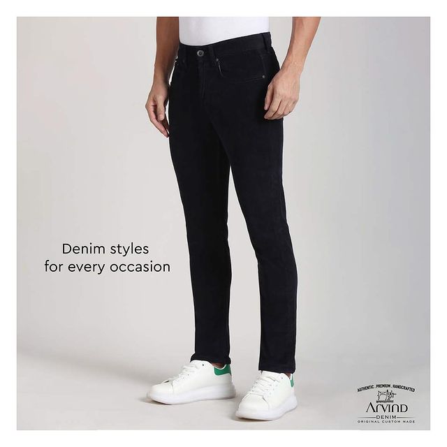 Only a truly refined gentleman knows the art of seamlessly transitioning from casual to dressed up with denim. As the epitome of sartorial superiority, we present a curated collection that caters to every occasion, leaving no room for fashion faux pas! 

Visit The Arvind Store & start exploring our varied creations.🤩⚡️
.
.
.
.
.
.
.
.
.
.
.
.
#Arvind #FashioningPossibilities #MensWear #denim #jeans #fashion #style #denimjeans #denimstyle #instagram #selvedge #customjeans #denimhead #denimlovers #denimondenim #fashionstyle #rawdenim #selvedgedenim #yourfashion #allaboutdenim #custommade #custommadeclothing #custommadedenim #denimdesign #denimevolution #deniminnovation #deniminspiration #denimpants
