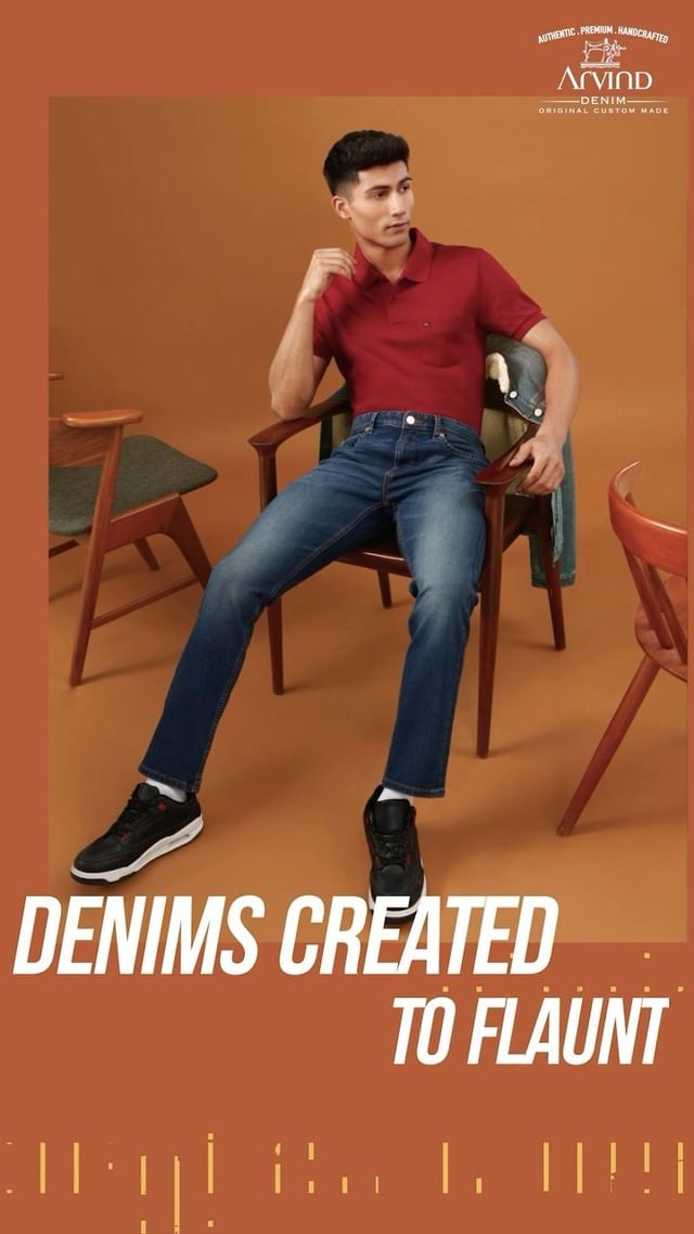 The possibilities of achievements are endless, when Denim choices are Endless! 
Arvind Denims are made to last, to add life and to make every day a wonderful adventure. Be the conqueror, the true achiever by sporting an Arvind Denim of your choice 👖😎
Customise your perfect fit with The Arvind Store, today! 🛒🛍️ 
.
.
.
.
.
.
.
.
.
.
.
#Arvind #FashioningPossibilities #MensWear #denim #jeans #fashion #style #denimjeans #denimstyle #instagram #selvedge #customjeans #denimhead #denimlovers #denimondenim #fashionstyle #rawdenim #selvedgedenim #yourfashion #allaboutdenim #custommade #custommadeclothing #custommadedenim #denimdesign #denimevolution #deniminnovation #deniminspiration #denimpants