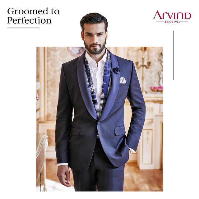 Groomed to the Nines! 🎩✨ 
When it comes to dressing for any occasion, we don’t just create outfits; we craft moments that make you look unforgettable. 
At Arvind, we believe every man deserves to dress in a way that sets him apart. 

Give us the opportunity to dress you bold, stylish, and most importantly, in your unique way! 🖌️👔 
.
.
.
.
.
.
.
.
.
.
.
.
#Arvind #FashioningPossibilities #MensWear #mensfashion #stylebyarvind #mensstyle #fashionforward #menswardrobe #dappermen #mensoutfit #mensapparel #suitedup #casualelegance #classicmenswear #tailoredtoperfection #gentlemensfashion #mensfashioninspo #mensfashiontrends #mensclothing #sharpdressedman #menssuits #everydayelegance #menswearessentials #mensstyleguide #modernman #mensfashionista #menswearmonday #mensweargoals
