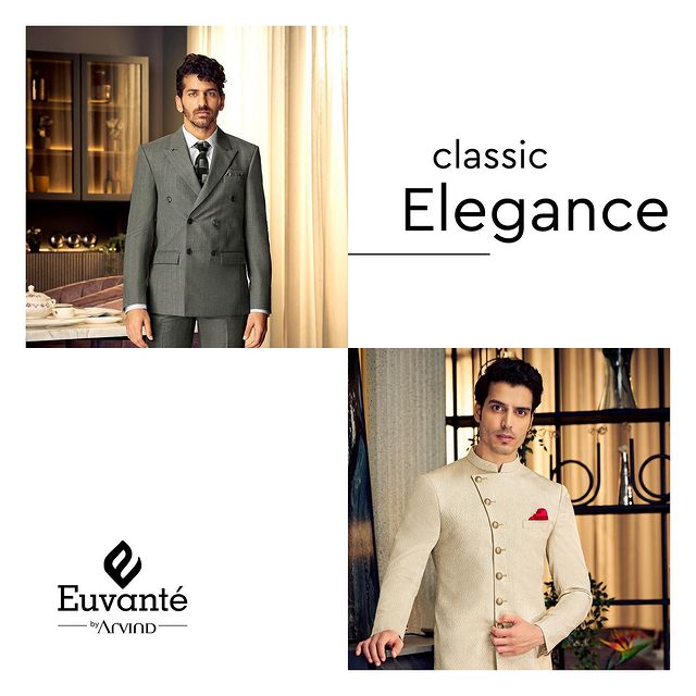 Euvanté provides premium Italian designs in poly wool suiting fabrics. That stand the test of time as we believe in products that have the highest quality, finished style that feels the best. 
.
.
.
.
.
.
.
.
.
.
.
#Arvind #FashioningPossibilities #MensWear #euvantéelegance #italiansuiting #premiumfabrics #polywoolsuits #timelessdesigns #highqualityfashion #italianstyle #fashionthatlasts #sophisticatedtailoring #luxurymenswear #dapperdressing #tailoredsuits #qualitycraftsmanship #designersuits #classicstyle #elegantfashion #timelesselegance #stylethatendures #bestinfashion #mensfashion #italiancraftsmanship #fashionformen #finefabrics #suitedforsuccess #euvantésuits
