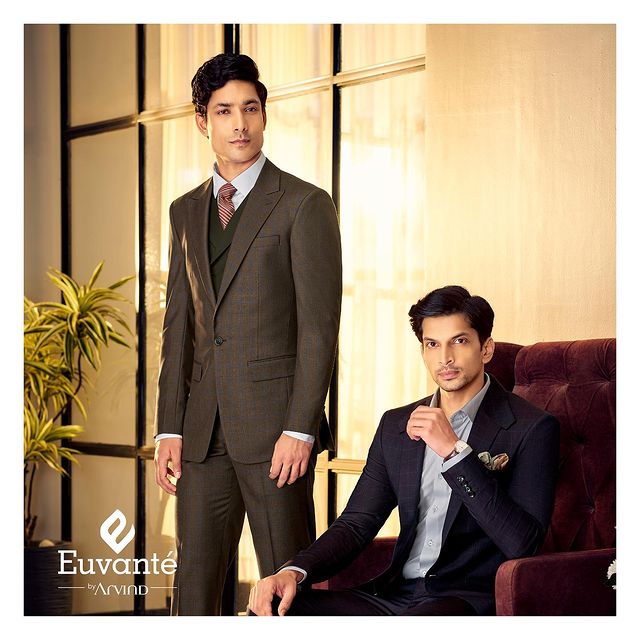 Our contemporary suits redefine style with sharp lines, Poly Wool fabrics, and a touch of modernity! Crafted for today's style-savvy gentlemen, these suits are a blend of comfort and sophistication. 

Experience the future of fashion with Euvanté by Arvind. Dress smart, stay stylish. 🛍️💯
.
.
.
.
.
.
.
.
.
.
.
#Arvind #FashioningPossibilities #MensWear #effortlessicon #fashionstatement #vividsuits #artofdressing #precisioncraftsmanship #colorfulelegance #euvantéstyle #fashionexpression #individualityinfashion #mensfashion #dapperdressing #stylewithcare #statementsuits #tailoredelegance #sartorialstyle #menswearcollection #wardrobeessentials #highfashion #fashionenthusiast #luxurysuits #stylishchoices #elevateyourstyle #timelessfashion #confidenceinstyle #fashioninspiration #euvantécollection