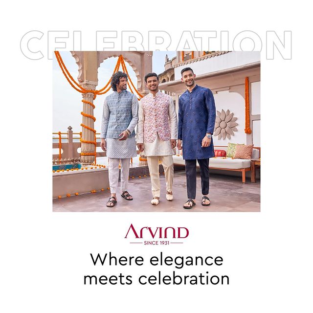 In a world that constantly evolves, some things remain timeless. Arvind's new collection of ethnic menswear for Durga Puja, Diwali and Dussehra is a heartfelt celebration of our timeless traditions. Join us on a journey through elegance and cultural heritage as we raise a 'toast to tradition’.
.
.
.
.
.
.
.
.
.
.
.
#Arvind #FashioningPossibilities #MensWear #ethnicwear #durgapuja #diwali #dussehra #traditionalstyle #festivecollection #culturalheritage #timelesstraditions #fashiongoals #elegance #celebration #indianfashion #festivewear #styleinspiration #festivemood #festivalseason #traditionaloutfit #indianculture #ethnicfashion #festivelook #traditionalclothing #heritagestyle #festivalvibes #mensfashion #ootd #toasttotradition