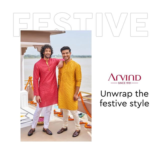 In a world that constantly evolves, some things remain timeless. Arvind's new collection of ethnic menswear for Durga Puja, Diwali and Dussehra is a heartfelt celebration of our timeless traditions. Join us on a journey through elegance and cultural heritage as we raise a 'toast to tradition’.
.
.
.
.
.
.
.
.
.
.
.
#Arvind #FashioningPossibilities #MensWear #ethnicwear #durgapuja #diwali #dussehra #traditionalstyle #festivecollection #culturalheritage #timelesstraditions #fashiongoals #elegance #celebration #indianfashion #festivewear #styleinspiration #festivemood #festivalseason #traditionaloutfit #indianculture #ethnicfashion #festivelook #traditionalclothing #heritagestyle #festivalvibes #mensfashion #ootd #toasttotradition
