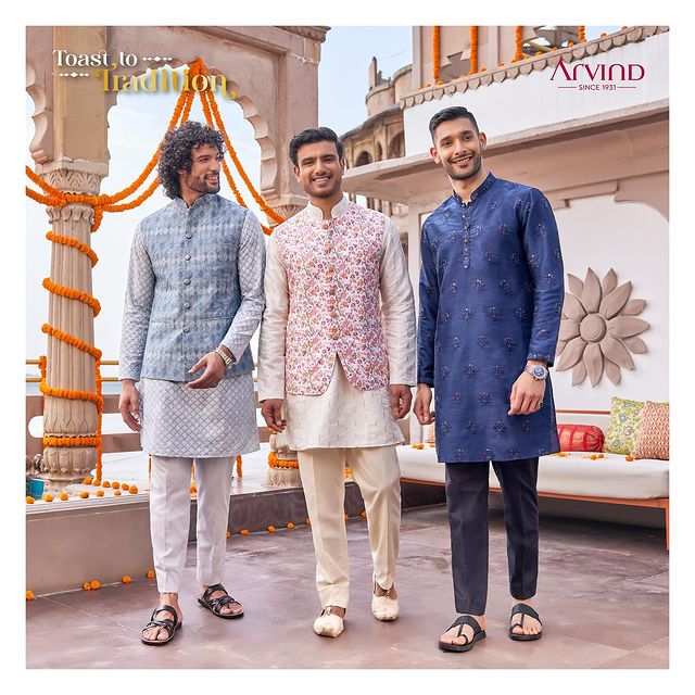 Behind every look, there's a story. Our prints, from timeless classics to contemporary styles, conform to the spirit of tradition while exuding confidence. It's a toast to the dynamic world of menswear, where the past meets the present with a stylish touch. This festive season, celebrate traditions with the perfect look that tells your unique story! ✨🛍️
.
.
.
.
.
.
.
.
.
.
.
#Arvind #FashioningPossibilities #MensWear #MensTraditionalWear #arvinddiwalifashion #diwaliinarvind
#festivestylewitharvind #arvindmensdiwali
#ethnicelegancebyarvind #diwaliwardrobe
#mensfashion #diwaliwitharvind
#arvindtraditionalwear #diwalicelebration
#arvindfestivelook #mensethnicbyarvind
#arvinddiwalifashiontrends #dapperdiwaliwitharvind
#mensdiwaliwithstyle#festivedressingwitharvind #elegantdiwaliwitharvind
#arvindmenstraditionalwear
#festivelookinarvindmenswear
#arvinddiwalidapperstyle
#diwalifashioninspo #diwalivibes #arvindfestivemenslook #diwalifashiongoals