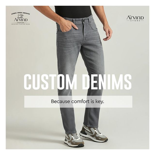 Life is a journey full of unexpected adventures. Whether you're out & about in the city, getting things done on a weekday, or even dancing the night away, the right pair of breathable denims can be your steadfast companion. These denims keep you cool and comfortable when the heat is on, making each moment unforgettable. Invest in the magic of custom made and style with denims that let you breathe, tha turn every outing into an adventure.👖🤍
.
.
.
.
.
.
.
.
.
.
.
#Arvind #FashioningPossibilities #MensWear #DenimFashion #StyleInspiration #FashionTrends #OOTD #DenimLove #MoodSetter #JeansOnFleek #DistressedDenim #FashionGoals #OutfitGoals #StylishVibes #DenimOnPoint #Fashionista #WardrobeEssentials #FashionForward #DenimOutfit #TrendyLook #ConfidentStyle #EdgyFashion #DenimAddict #DenimDays #FashionMood #Denimdays #WeekendVibes #DenimEnsemble