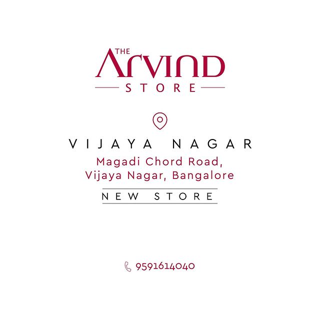 Open your Maps and feed the location! 📍✨ Arvind's newest store has unfurled its doors, bringing you a haven of men's fashion. From dapper suits to casual tees, fabrics to accessories, we've got it all under one roof. Step into a world of style at our latest store – your wardrobe's next favorite destination! 🛍️
.
.
.
.
.
.
.
.
.
.
.
#Arvind #FashioningPossibilities #MensWear #Arvind #FashioningPossibilities #MensWear #franchise #newstoreopening #franchisingbusiness #newstore #franchiseowner #franchiseopportunities #arvindfranchise #Businessowner #businessgrowth #businessmarketing #india #branddevelopment #marketleader #brandexpansion #businessexpansion #franchiseopportunities #newstoreopening #Arvindmenswearstore #vijayanagar #bangalore