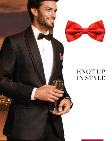 When it comes to confidence and sophistication, a man’s bow tie radiates both. 
Pro tip: Any of these bow ties can complement the Black Jacquard Tuxedo from our latest AW’17 collection.

#TheArvindStores #AutumnWinter #AutumnWinter2017 #AW2017 #Style #Panache #Fashion #FashionForMen #MensFashion #StyleStatement