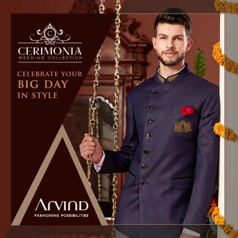 Look nothing short of perfection on your big day with our Cerimonia Wedding Collection. .
.
.
.
.
.
.
.
.
.
#ArvindForWeddings #fashioningpossibilities #madetofit#madetowear #tailormade #fashionclothes#menswear #mensfashion #mensstyle#mensoutfit #fashionformen #suitup#suited #suitstyle #tailoredsuit #finefabric #thearvindstore #WeddingSeason #wedding #weddingoutfits