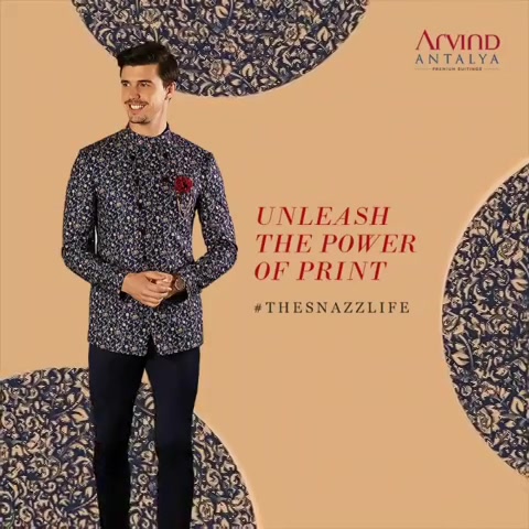 When you're living #TheSnazzLife, you can just about pull off anything, from prints to florals. All from the Arvind Antalya Range

#ArvindFashioningPossibilities #menswear #mensuits #menstyle #Prints #Patterns
