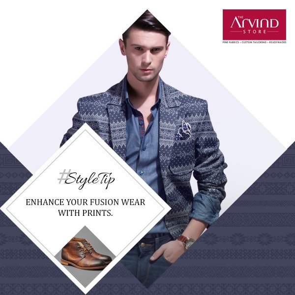 Make prints a part of your fusion wear and see how it compliments your style perfectly.
#MensFashion #StyleTip https://t.co/6jQeFDgylv