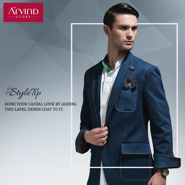 Experiment with your casual fashion. Add a lapel coat to it and refine your look. #StyleTip https://t.co/9L1SjrLYz4