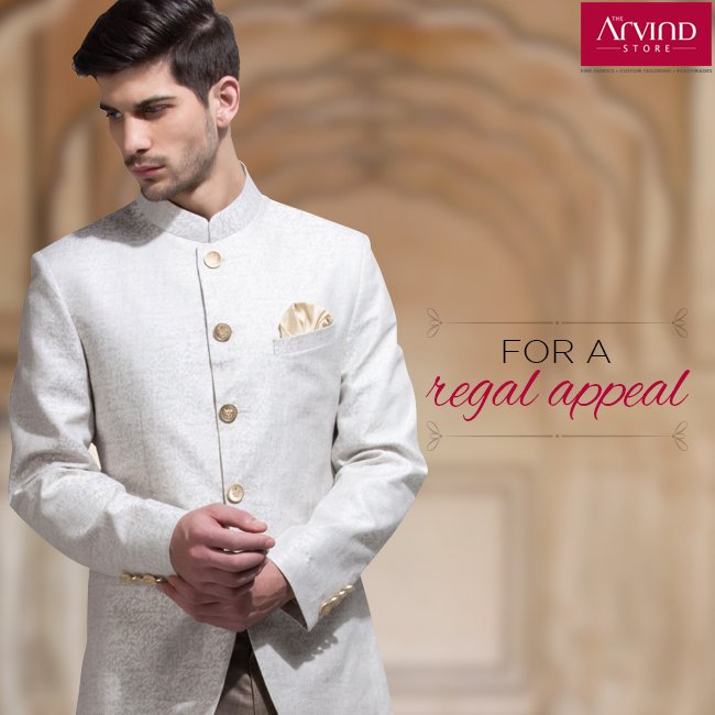 Don this graceful sherwani & more grand wedding fashion at The Arvind Store near you.
https://t.co/zpwtp7ddJ2 https://t.co/jwmxpYjgM9
