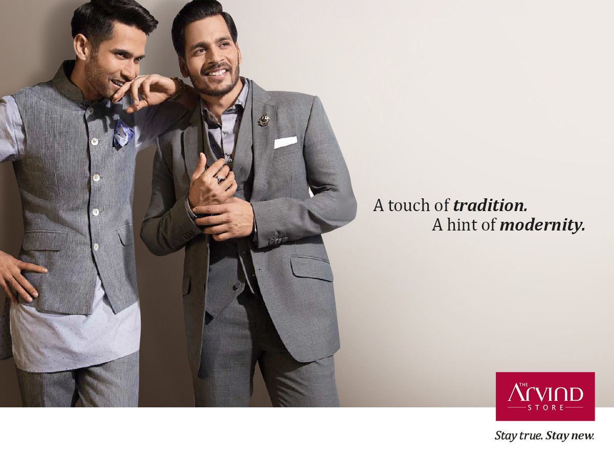 Make an impression with the neat Mandarin-collar kurta or a classic grey hued wool-blend suit. #StayTrueStayNew 

https://t.co/zpwtp7ddJ2 https://t.co/fNkgeC0Sba