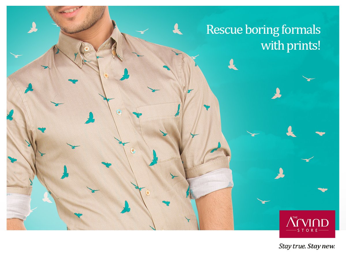 When your regular formals need excitement, a printed shirt is the saviour!  Don’t miss out! Click here: https://t.co/zpwtp7ddJ2 https://t.co/0p7pxhBfm5