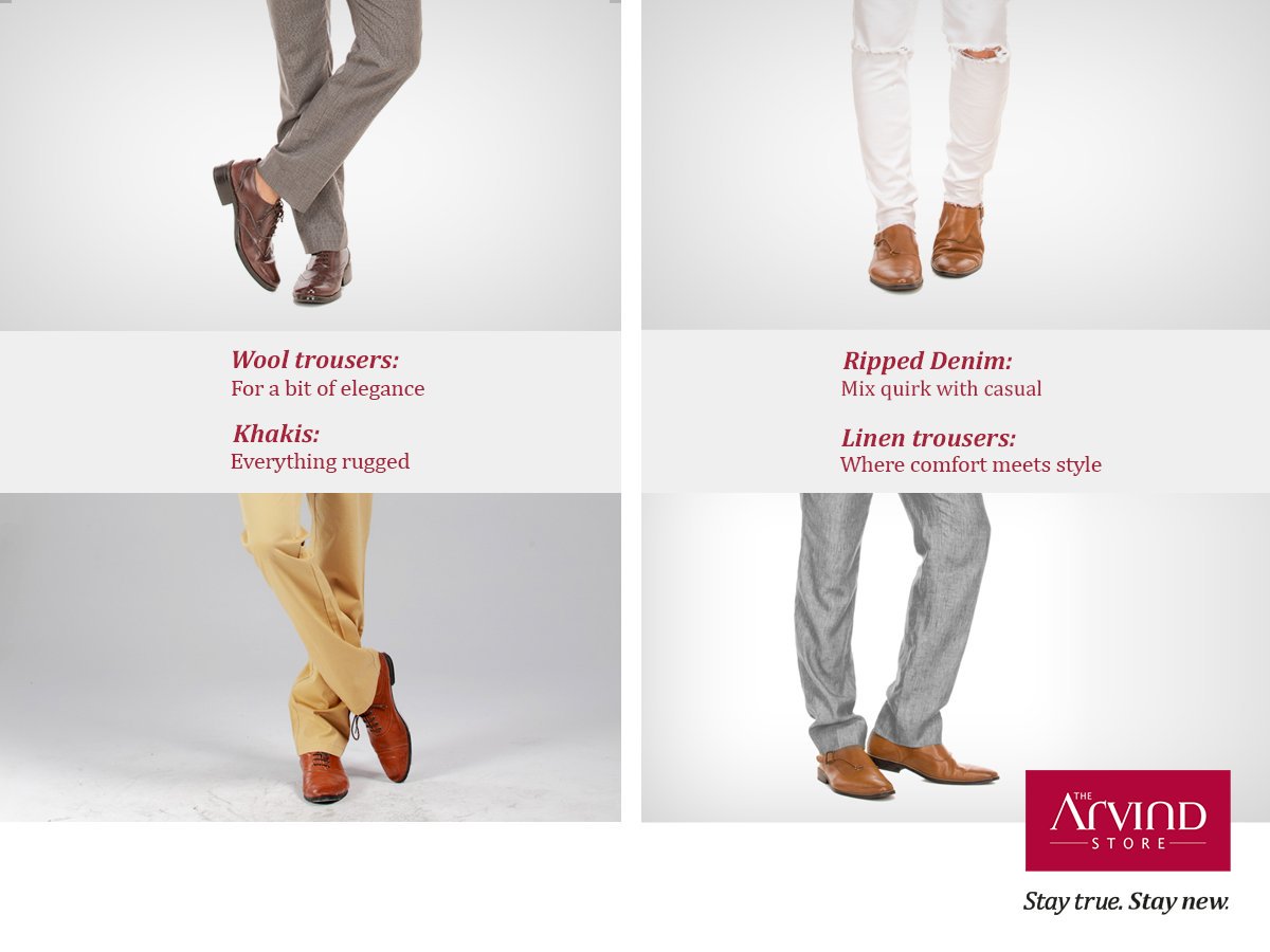 Reinvent your wardrobe with trousers that you can wear at work & also don effortlessly in the evening. Tell us your style?
#GetStylish https://t.co/FhnfEwbhs4